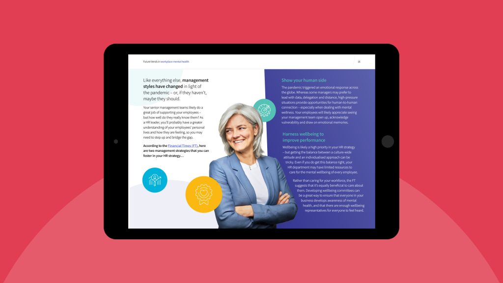 Ebook design for Irish Life Health 