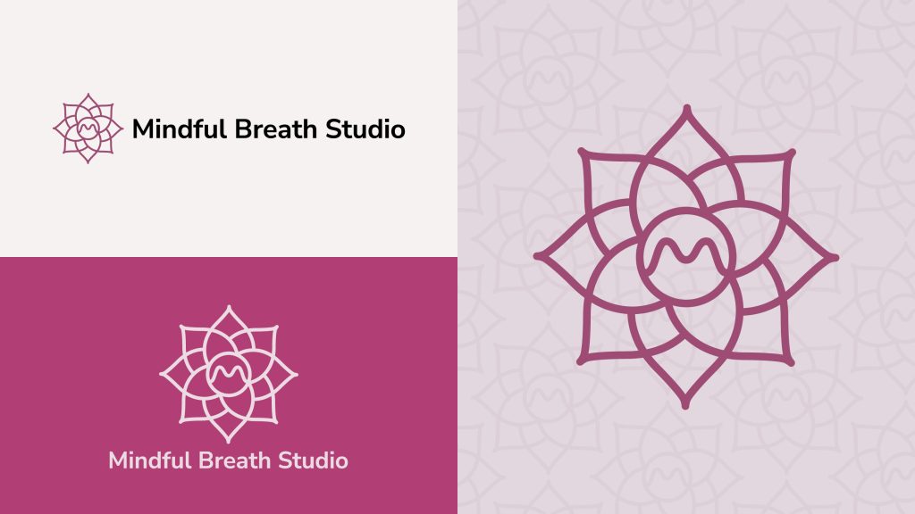 Brand identity and logo design for Mindful Breath Studio