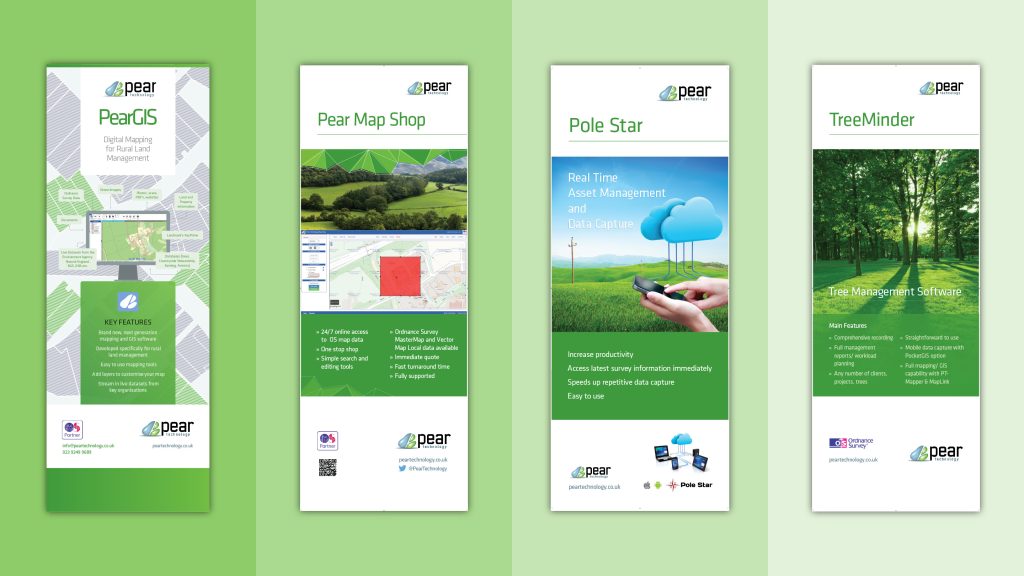 Pear Technology pull-up banner design