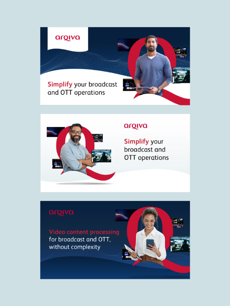 Social ads design for Arqiva