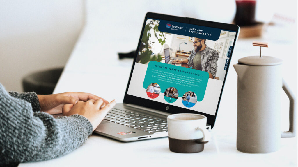 Travelodge landing page website design